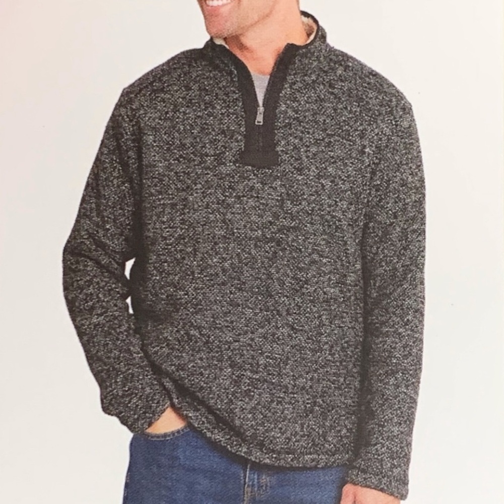 Orvis - Brighton 1/4 Zip Sherpa Lined Pullover (L)